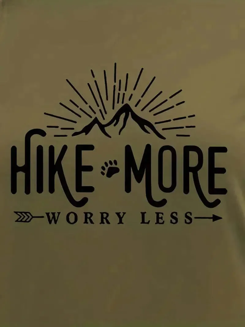 Hike More' Crewneck T-Shirt for Active Women