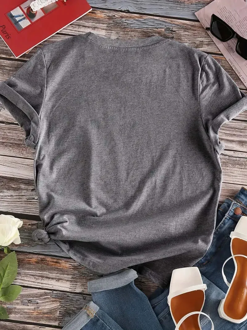 Hike More' Crewneck T-Shirt for Active Women