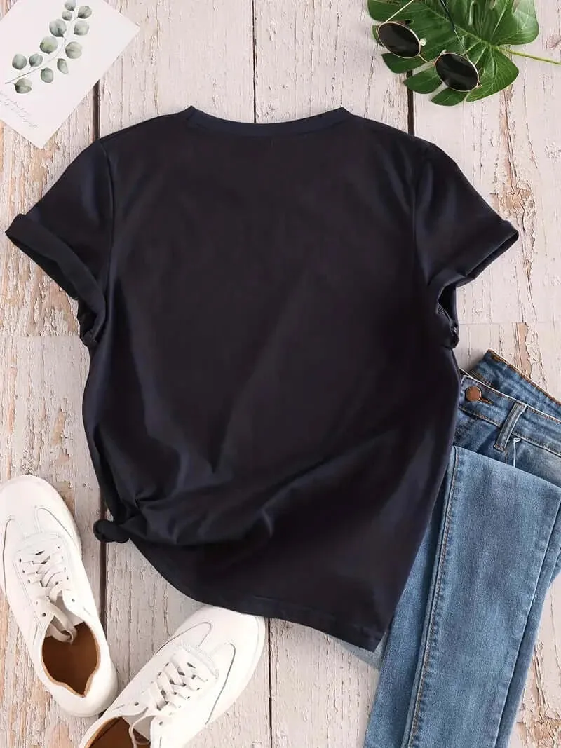 Hike More' Crewneck T-Shirt for Active Women