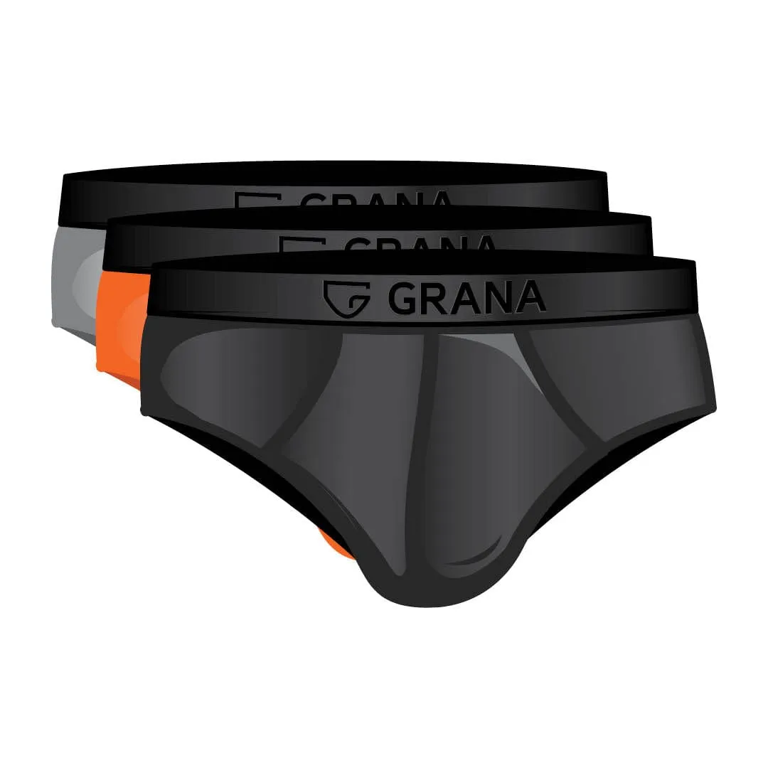 Hip Brief Assorted Colors - 3 Pack