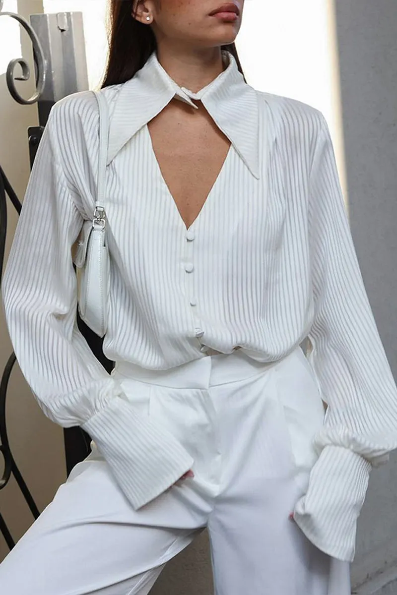 HTR1342 Luxe Retro Blouse
