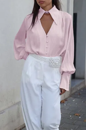 HTR1342 Luxe Retro Blouse
