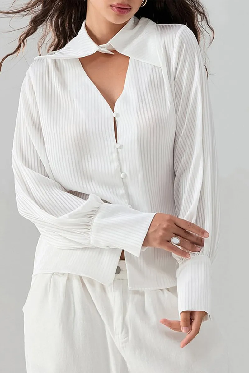 HTR1342 Luxe Retro Blouse