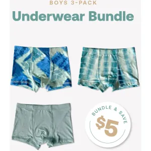 Ice Shibori Boys Underwear 3-pack