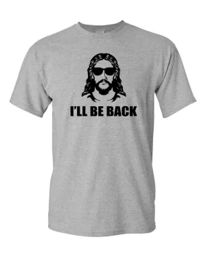 I'll be back Jesus Portrait t-shirt, Christian, religious t-shirt