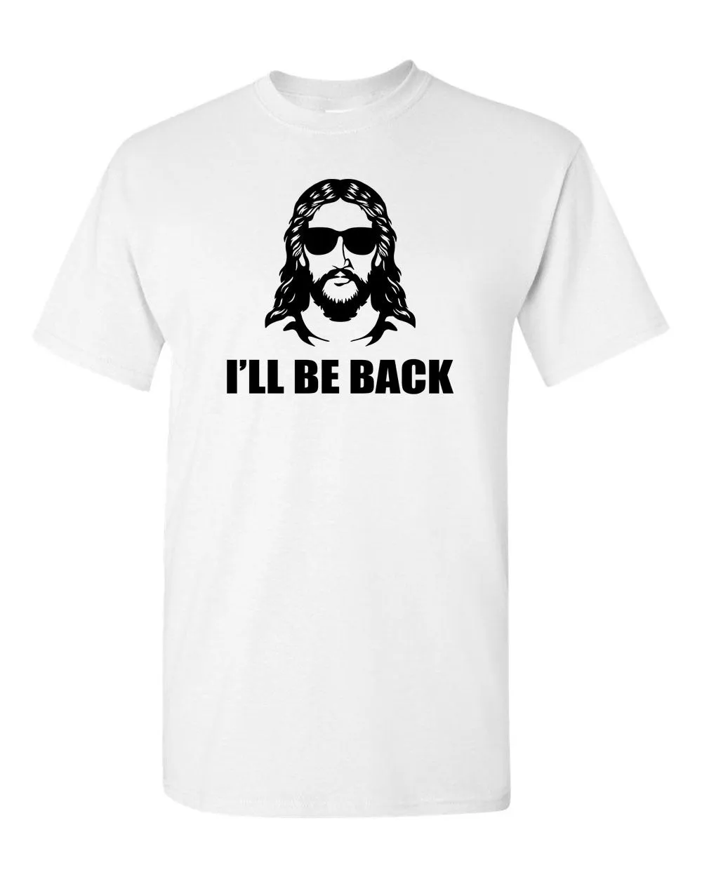 I'll be back Jesus Portrait t-shirt, Christian, religious t-shirt