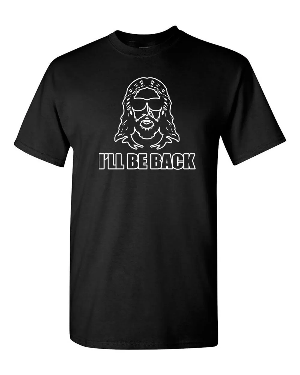 I'll be back Jesus Portrait t-shirt, Christian, religious t-shirt