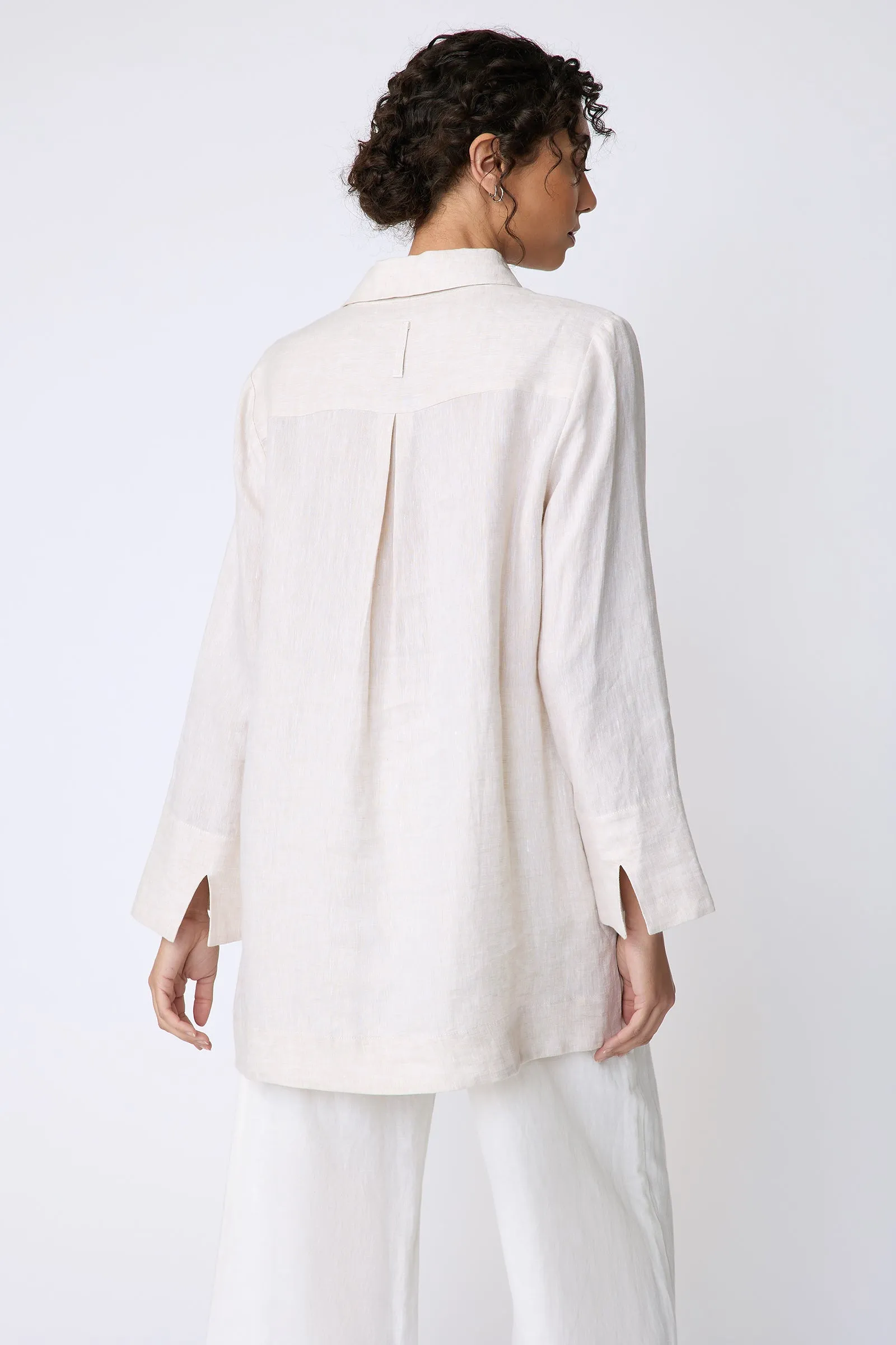 Inez Placket Tunic - Sand