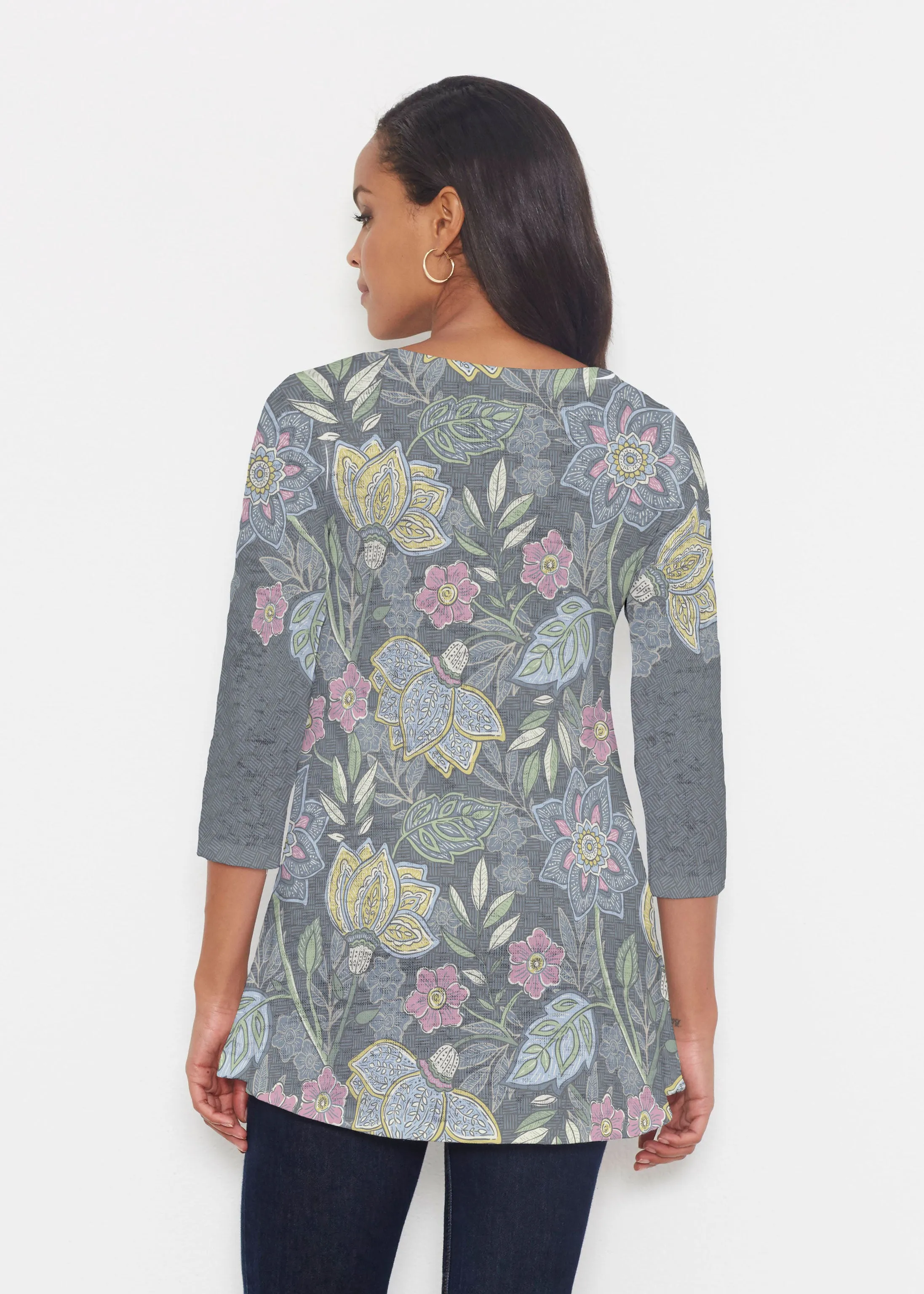 Isabellas Garden (13410) ~ Katherine Hi-Lo Thermal Tunic