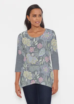 Isabellas Garden (13410) ~ Katherine Hi-Lo Thermal Tunic