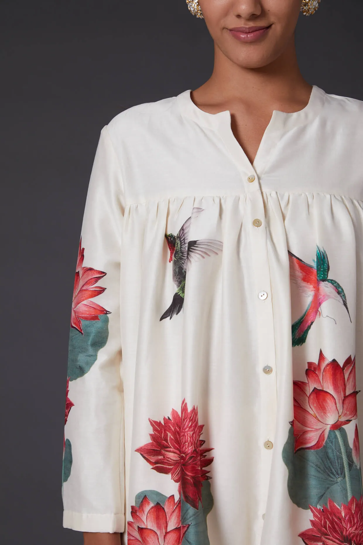 Ivory Digital Printed Tunic