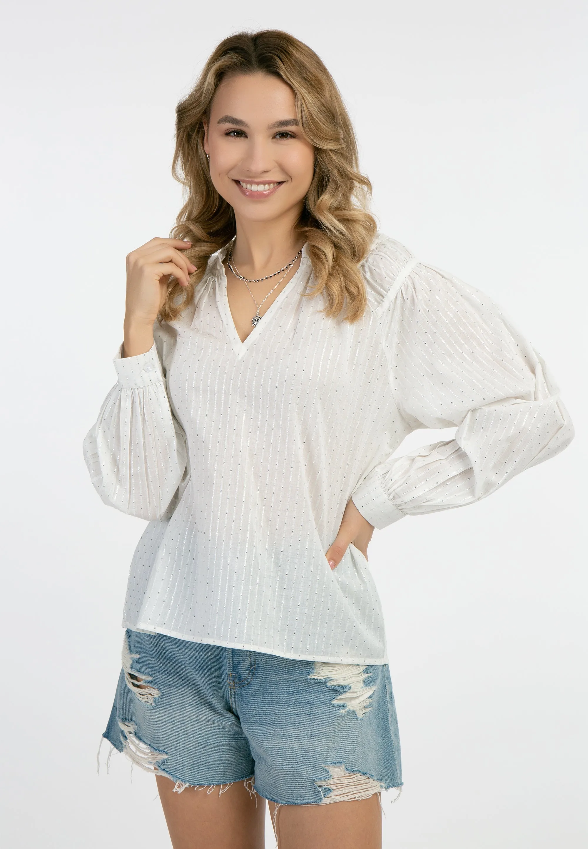Izia Women's Long Sleeve Blouse