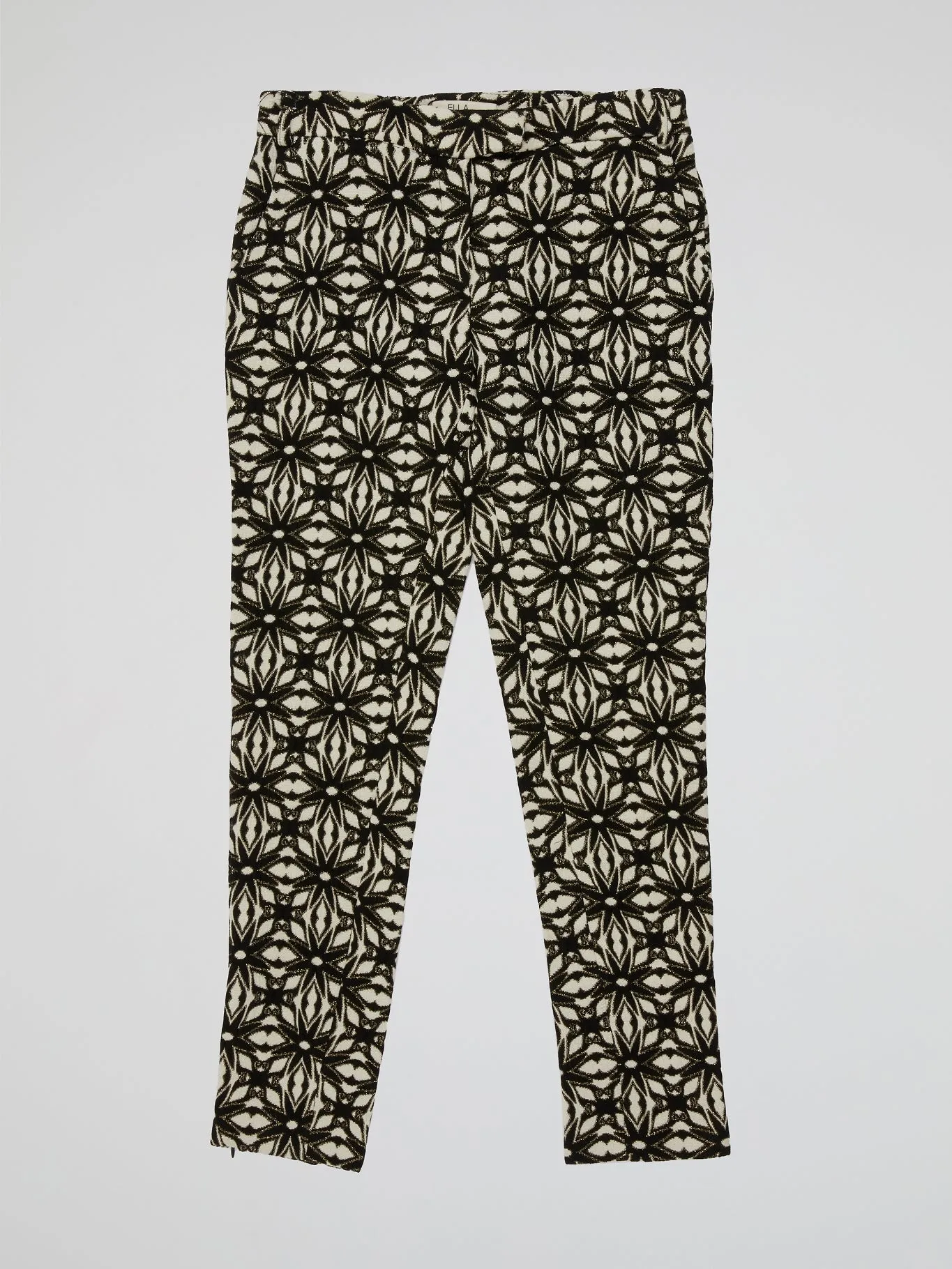 Jacquard Slim Fit Trousers