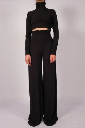 Jersey Trousers Wide