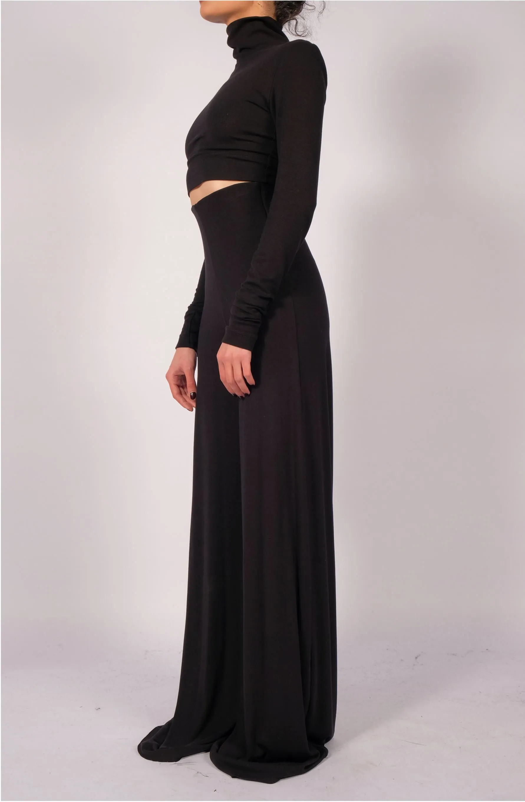 Jersey Trousers Wide