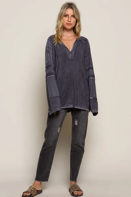 JORDAN PATCHWORK HENLEY