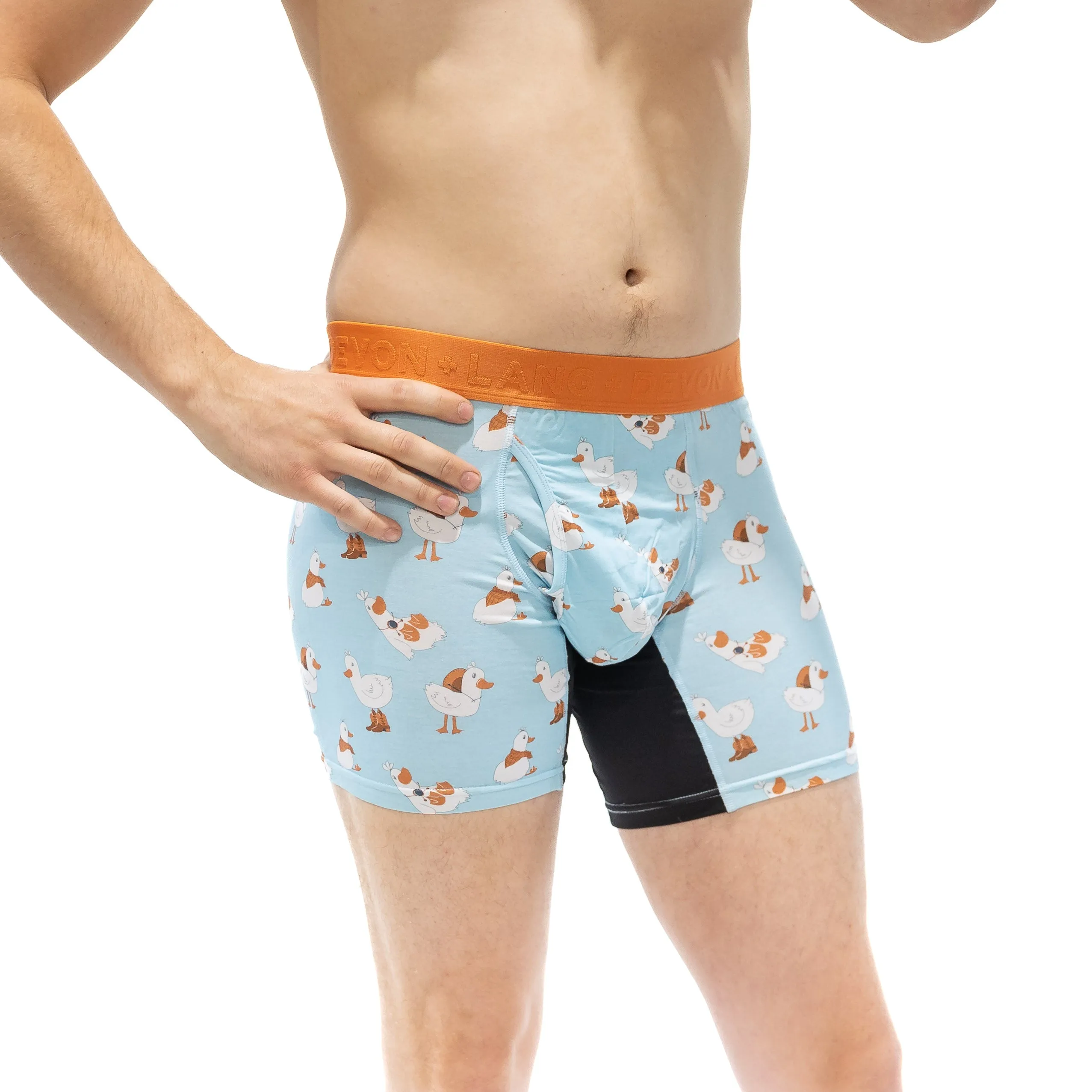 Journey Boxer Brief - Cowboy Ducks