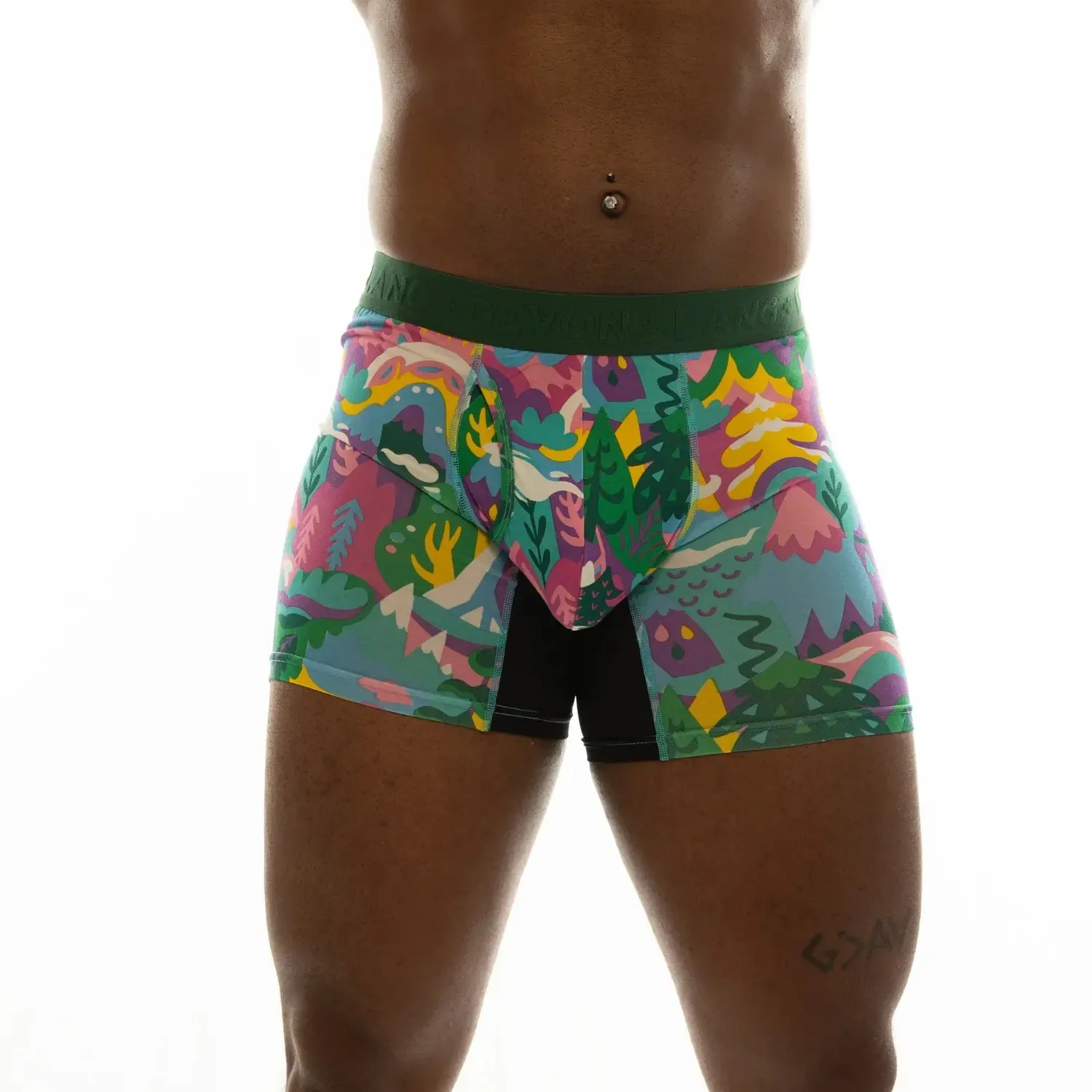 Journey Boxer Brief - Fantasy Mountain