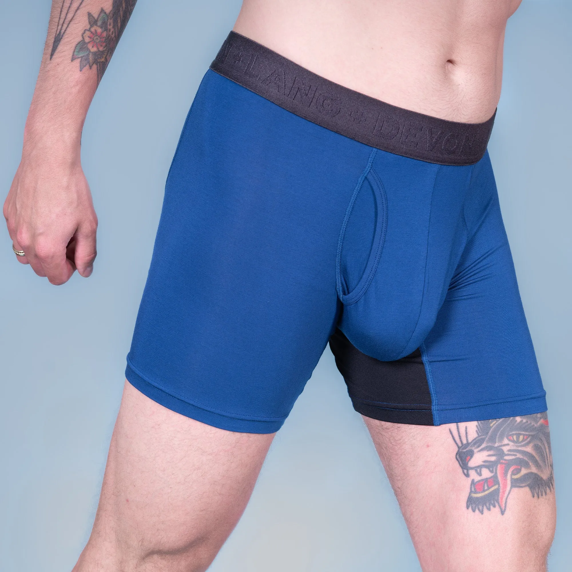 Journey Boxer Brief - Navy Blue