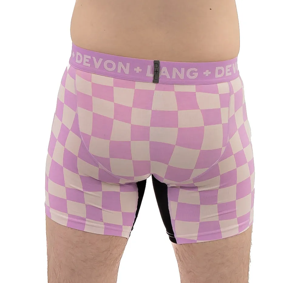 Journey Boxer Brief - Pink Check