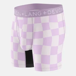 Journey Boxer Brief - Pink Check