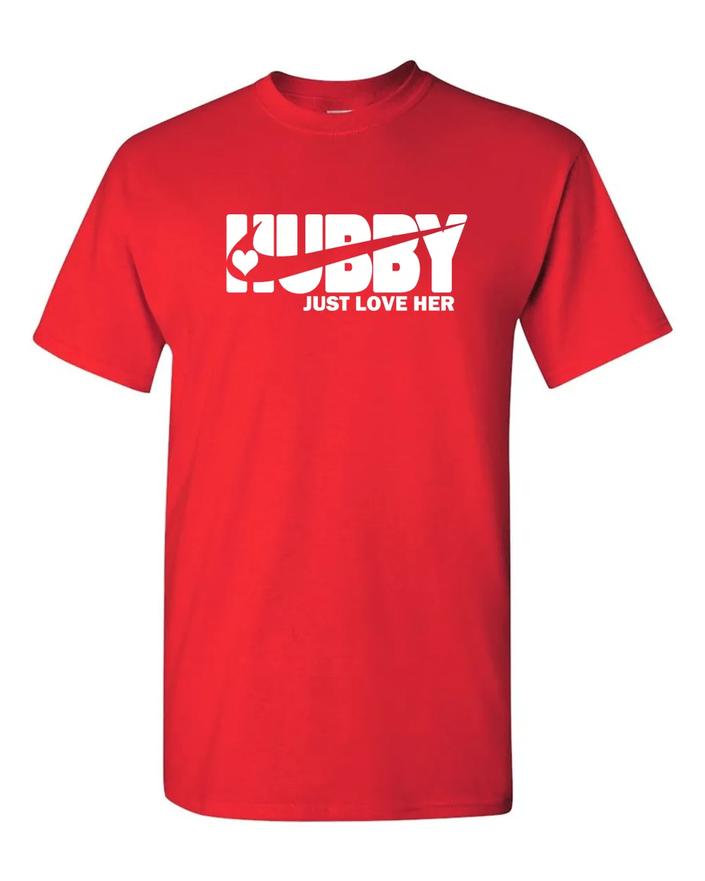 Just Love Him Just Love Her T-shirt valentine day T-shirt, Hubby T-shirt Wifey Tees