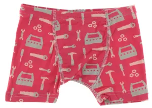 KicKee Pants Flag Red Construction Single Boxer Brief