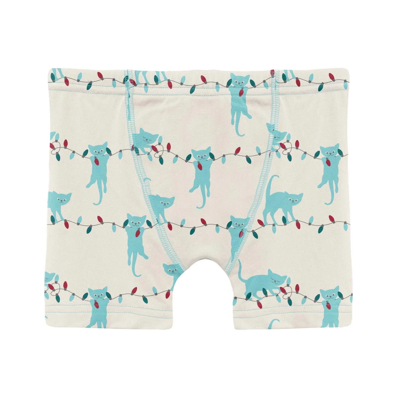 KicKee Pants Natural Tangled Kittens Boy's Boxer Brief