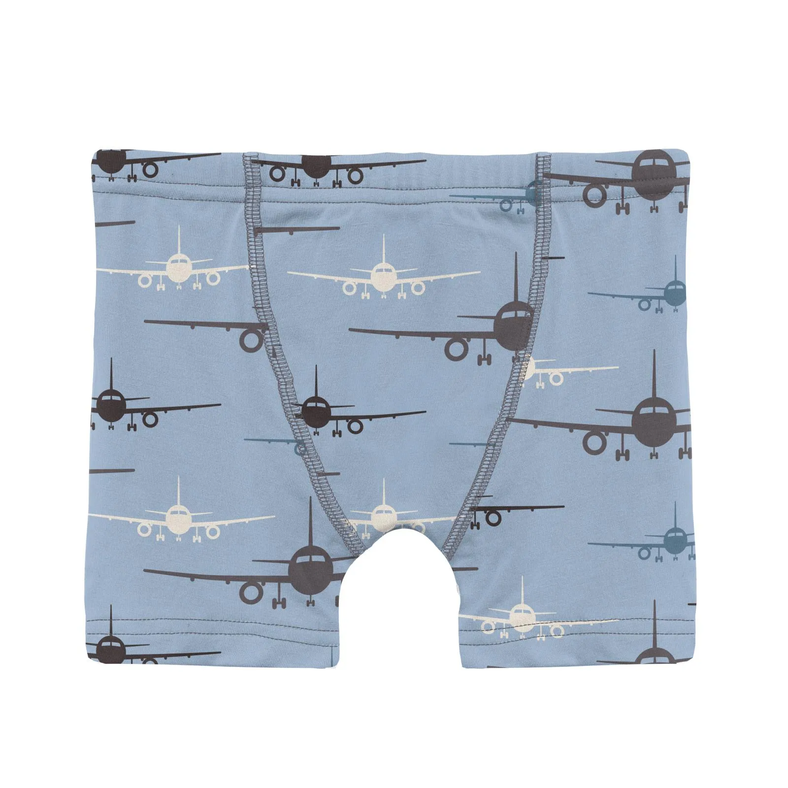 KicKee Pants Pond Airplanes & Rain Shooting Stars Boxer Briefs Set