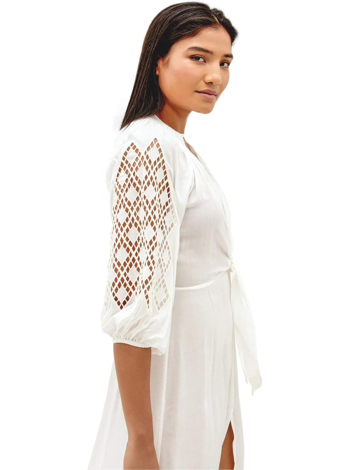 Knot Long Caftan ::RET