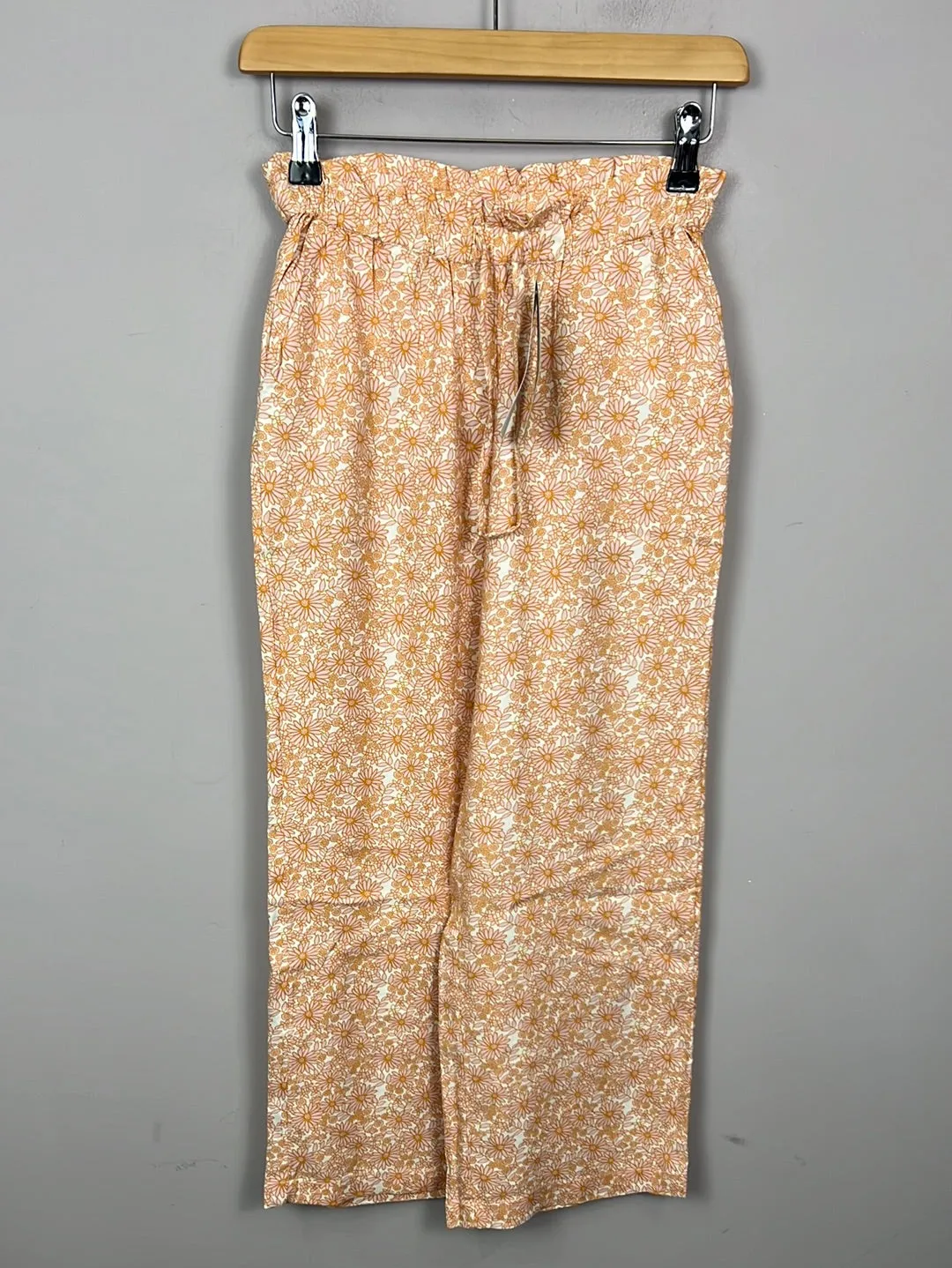La Redoute wide leg floral trousers 12y BNWT