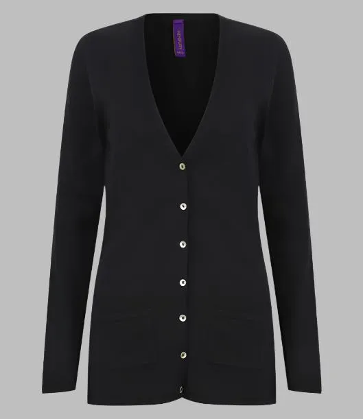 Ladies Cotton Acrylic V Neck Cardigan