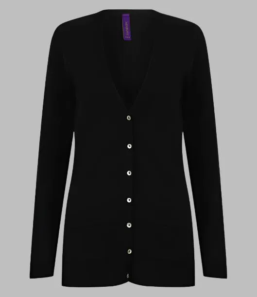 Ladies Cotton Acrylic V Neck Cardigan