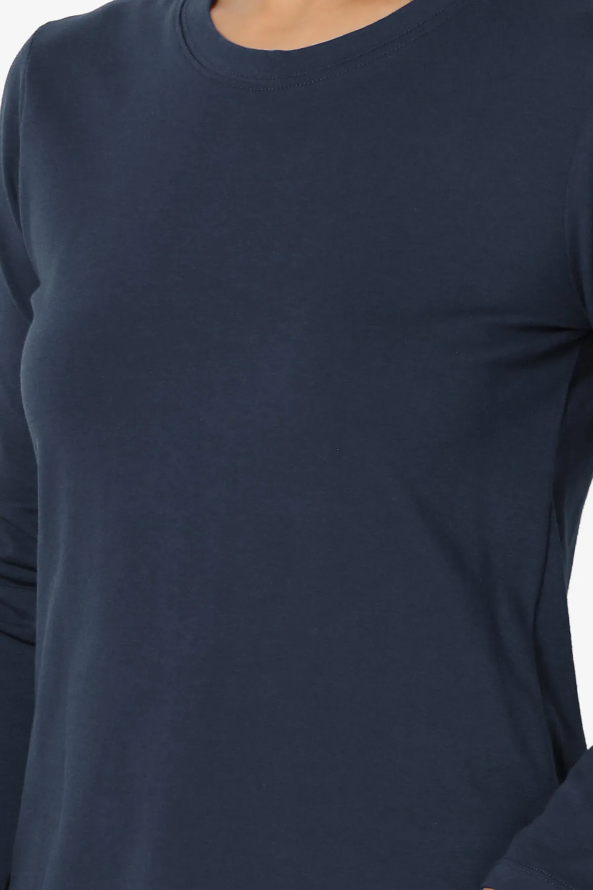Lasso Cotton Crew Neck Long Sleeve T-Shirt