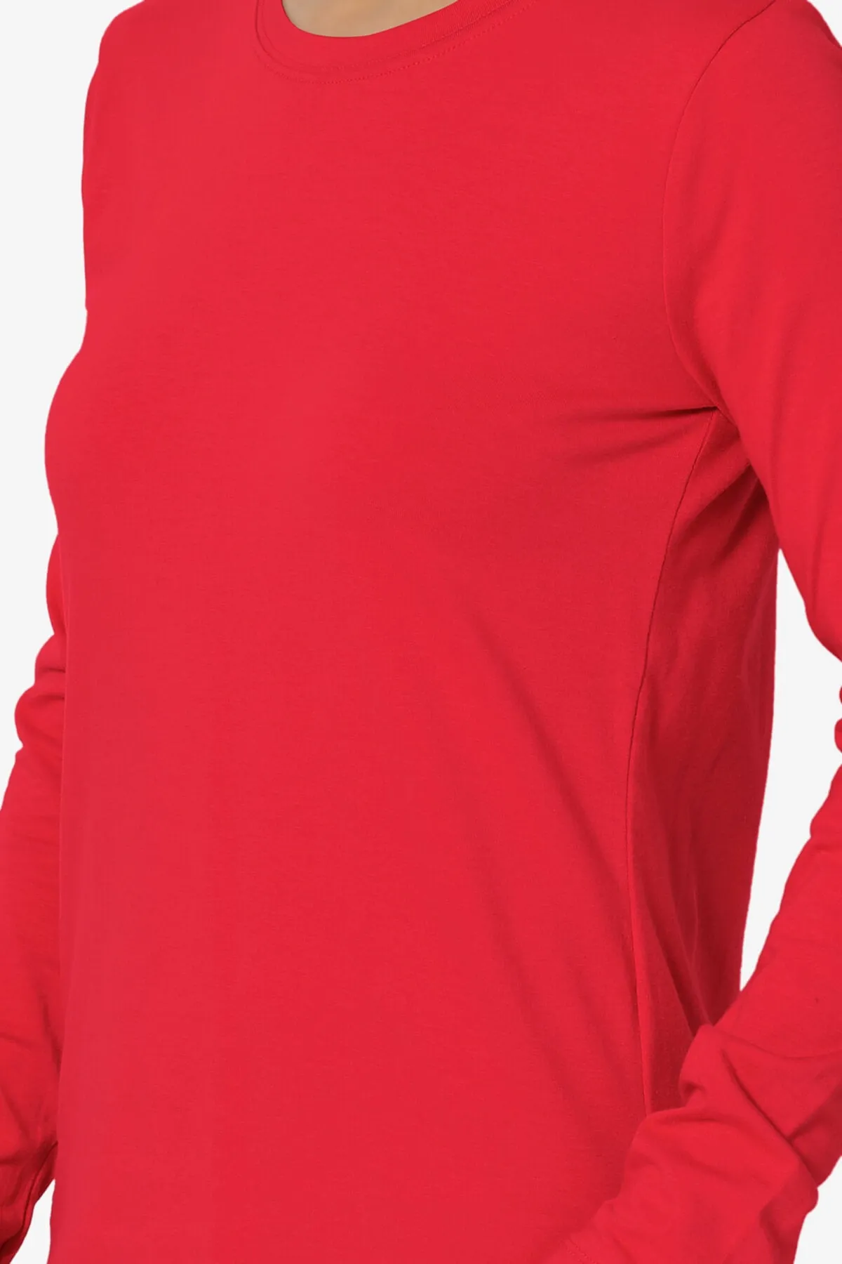 Lasso Cotton Crew Neck Long Sleeve T-Shirt