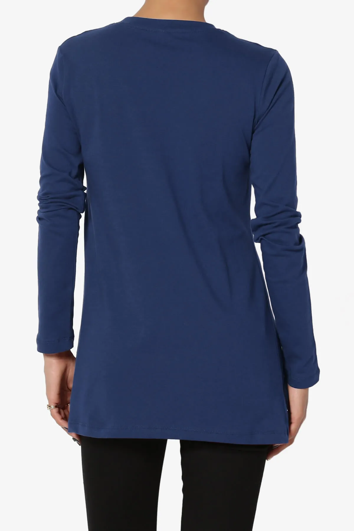 Lasso Cotton Crew Neck Long Sleeve T-Shirt