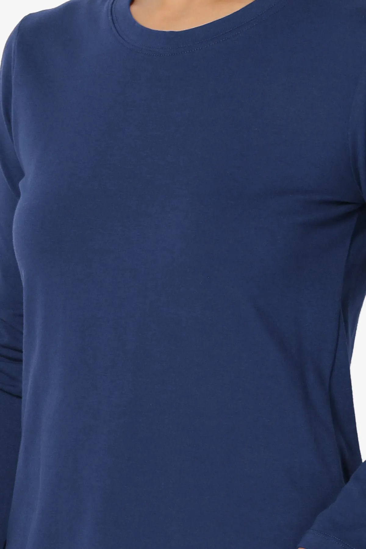Lasso Cotton Crew Neck Long Sleeve T-Shirt