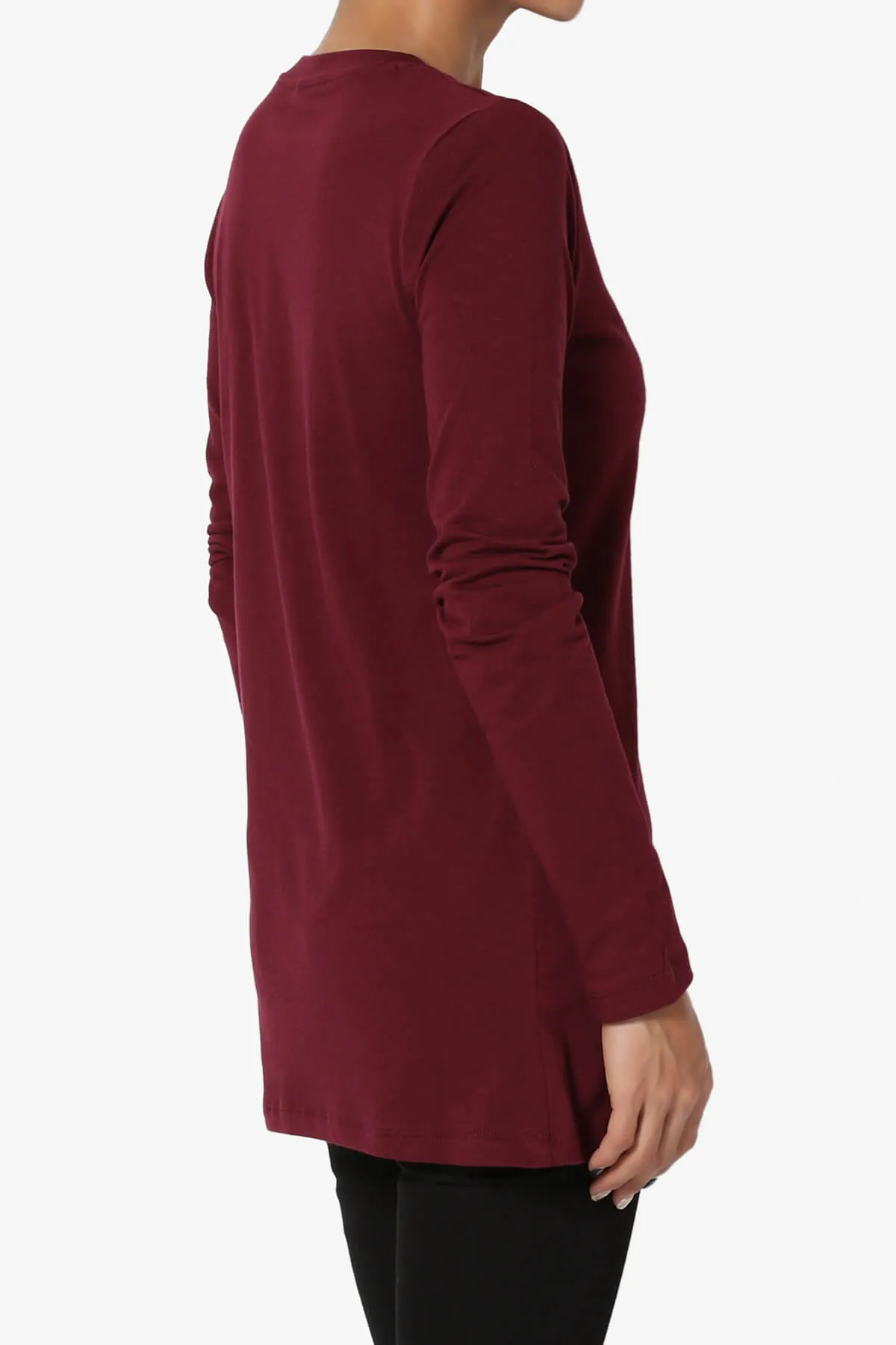 Lasso Cotton Crew Neck Long Sleeve T-Shirt