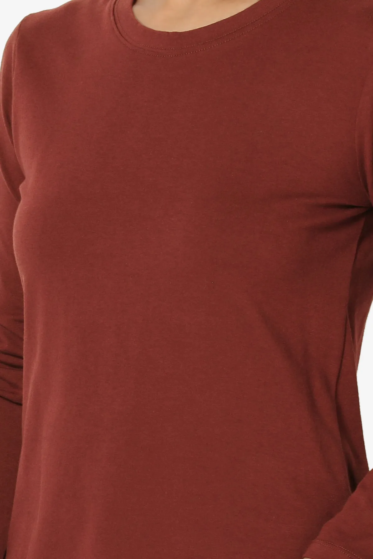 Lasso Cotton Crew Neck Long Sleeve T-Shirt