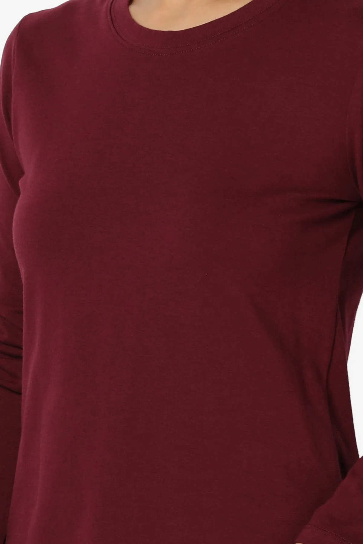 Lasso Cotton Crew Neck Long Sleeve T-Shirt