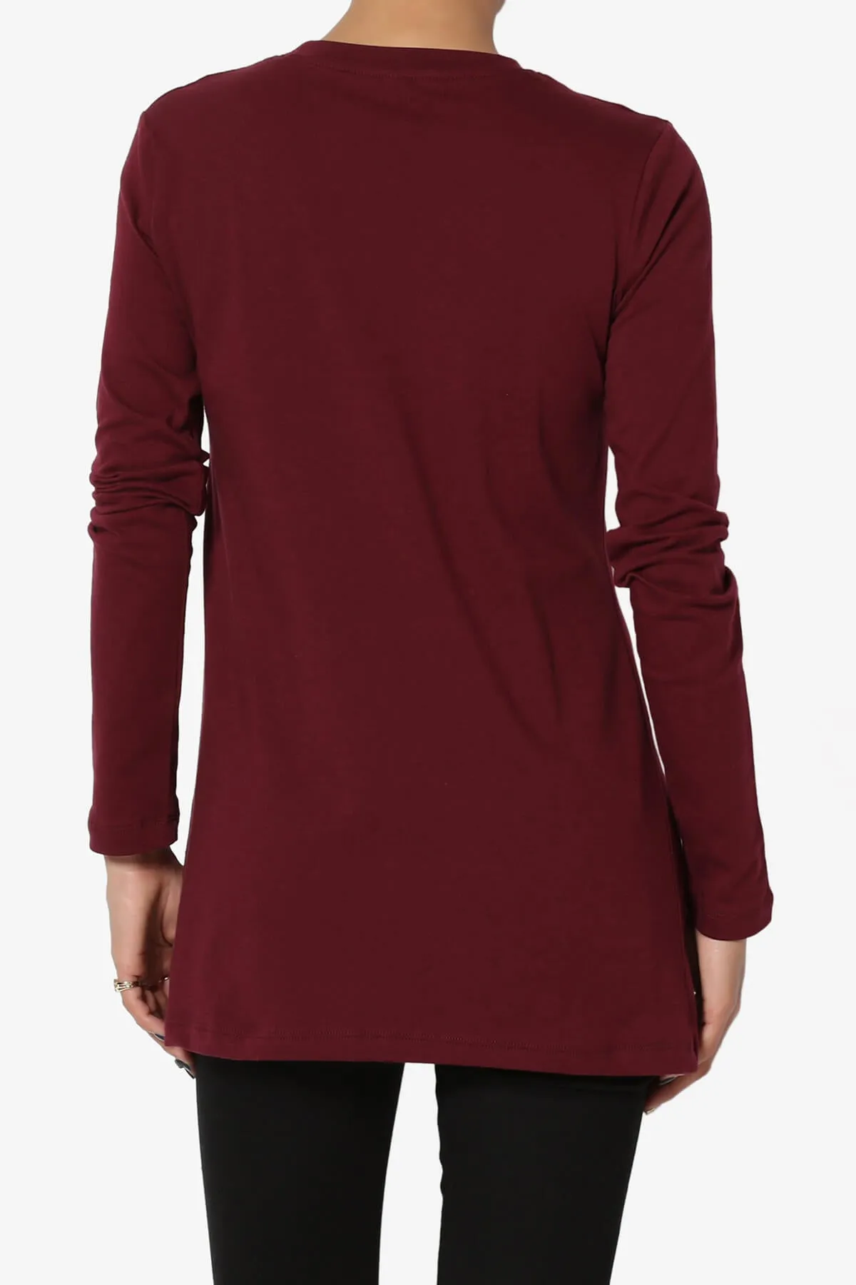 Lasso Cotton Crew Neck Long Sleeve T-Shirt
