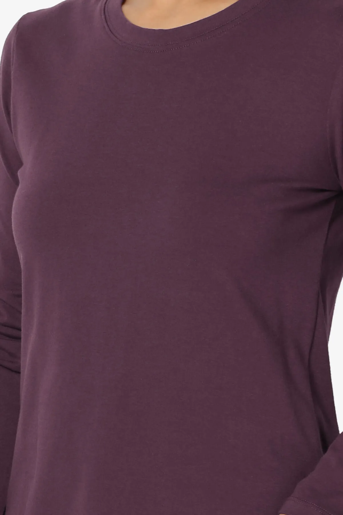 Lasso Cotton Crew Neck Long Sleeve T-Shirt