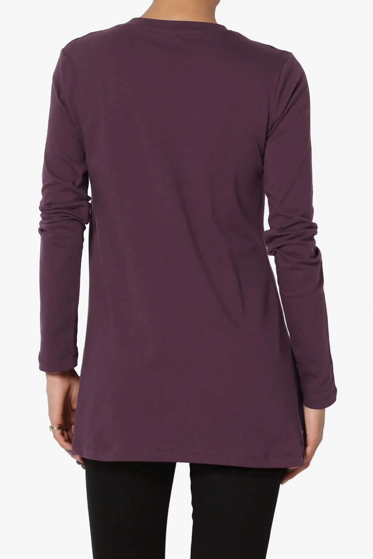Lasso Cotton Crew Neck Long Sleeve T-Shirt
