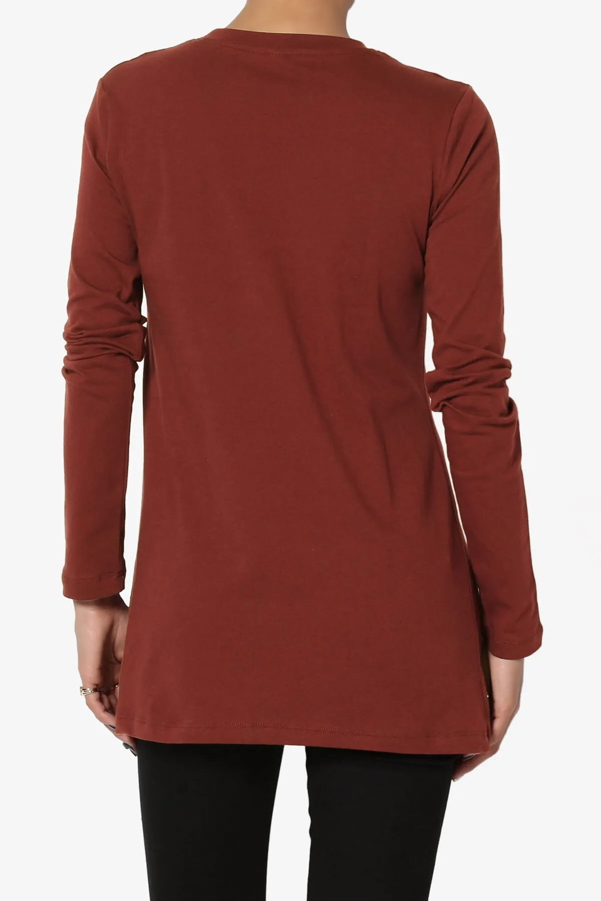 Lasso Cotton Crew Neck Long Sleeve T-Shirt