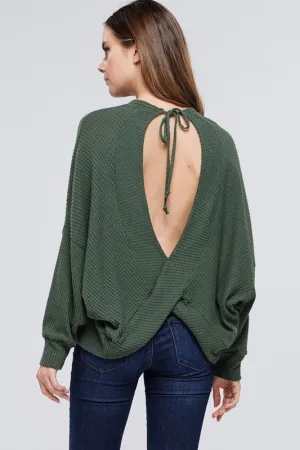 LEMON OPEN BACK TOP GREEN