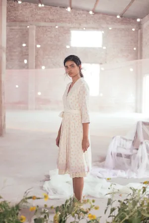 Lilac wrap dress