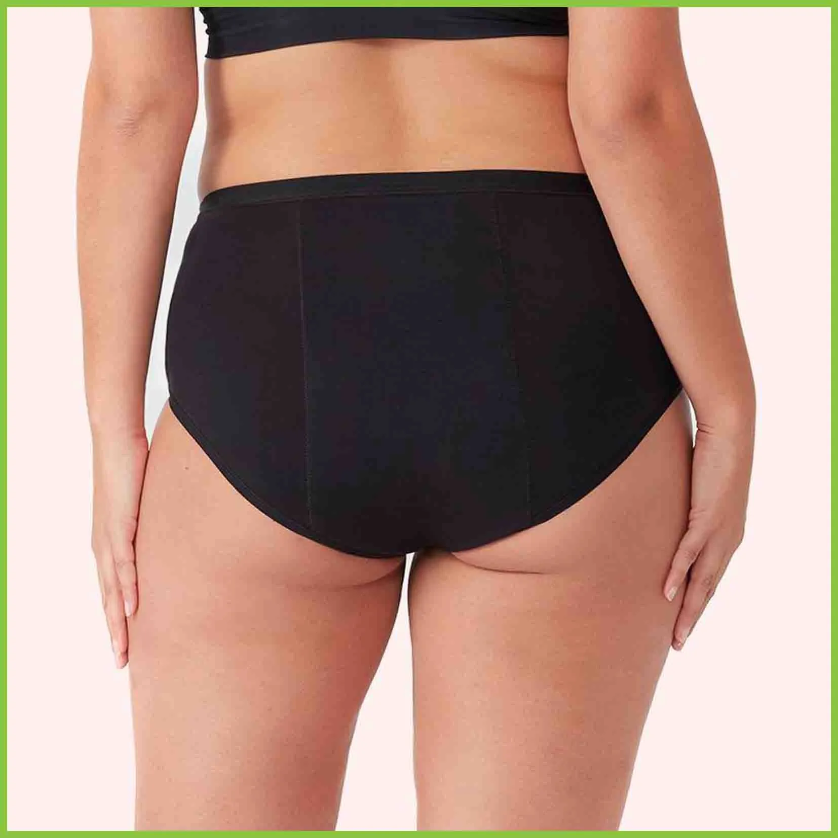 Love Luna Period Underwear - Full Brief (20ml) - Black