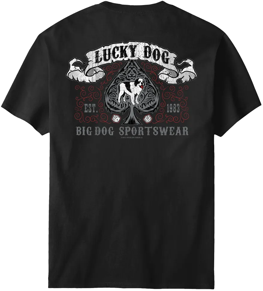 Lucky Dog Spade T-Shirt