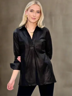 Matte Vegan Suede Tunic - The Mulberry