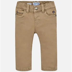 Mayoral Elastane Twill Trousers Wood